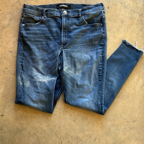 Express Ankle Legging High Rise Stretch+ Jeans - Picture 4 of 6